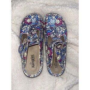 Alegria DON-350 Donna MultiColor Professional Sleep On Mule Clogs Size 42 US 10